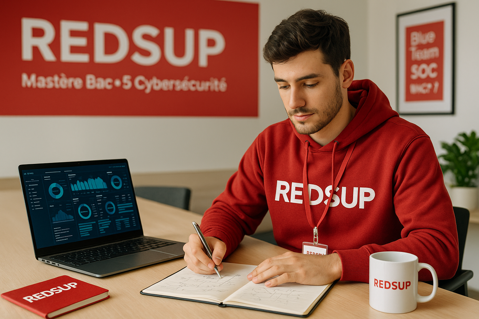 🎓 Bac+5 Cybersécurité REDSUP (RNCP niveau 7) : des compétences défensives concrètes… et un tremplin vers l’embauche chez REDOPUS